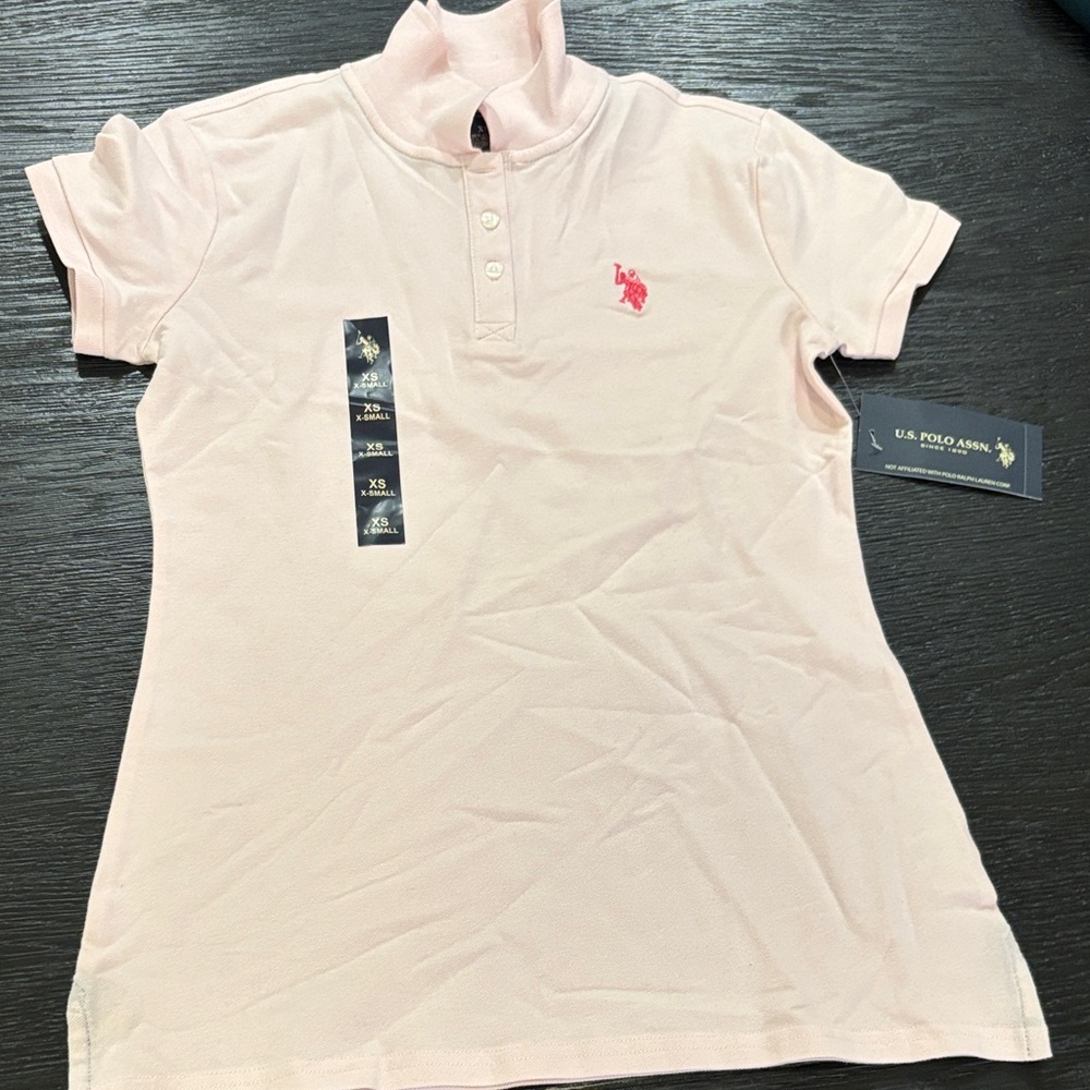 U.S. Polo Assn. Light Pink Polo Shirt